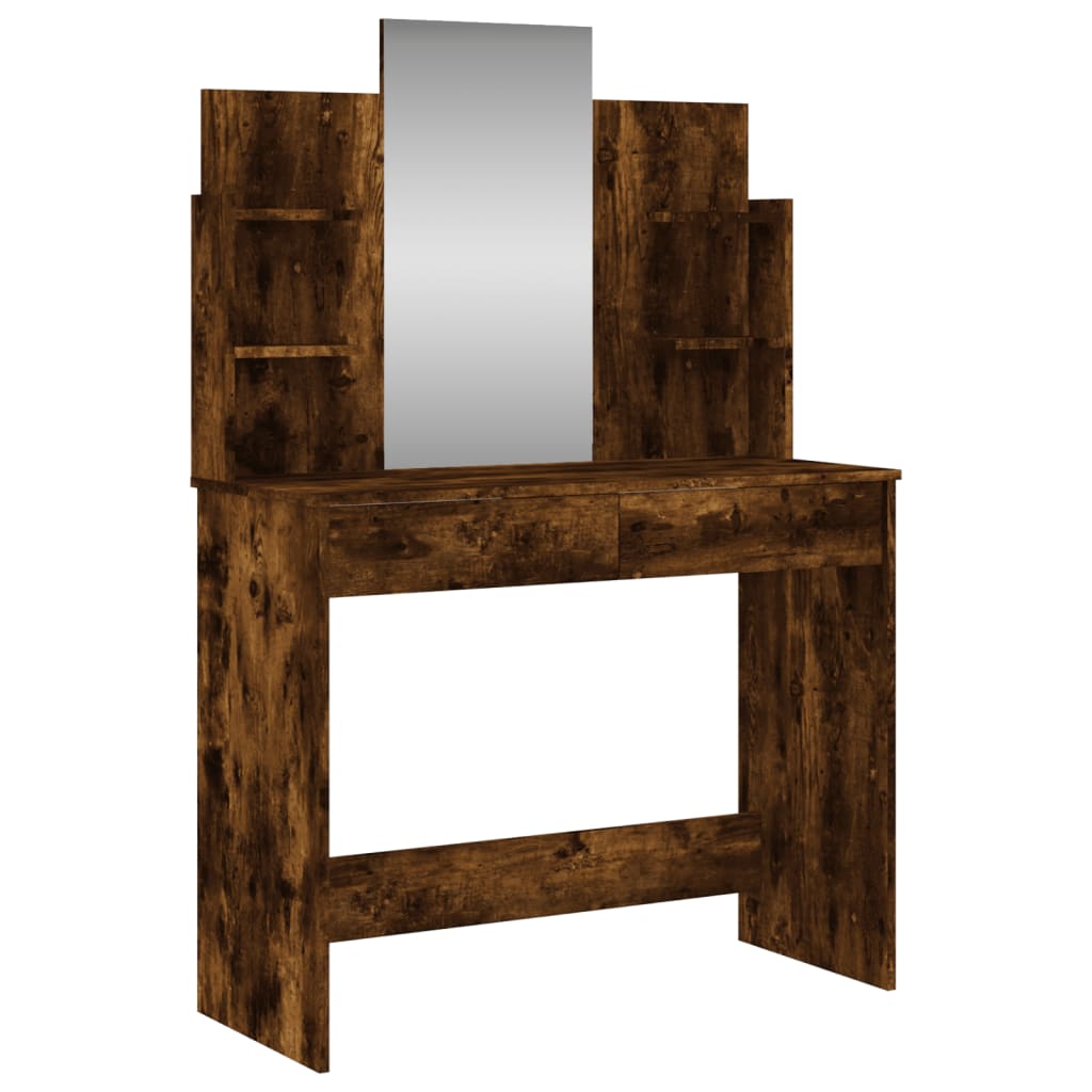 Dressing Table With Mirror 96X39X142 Cm