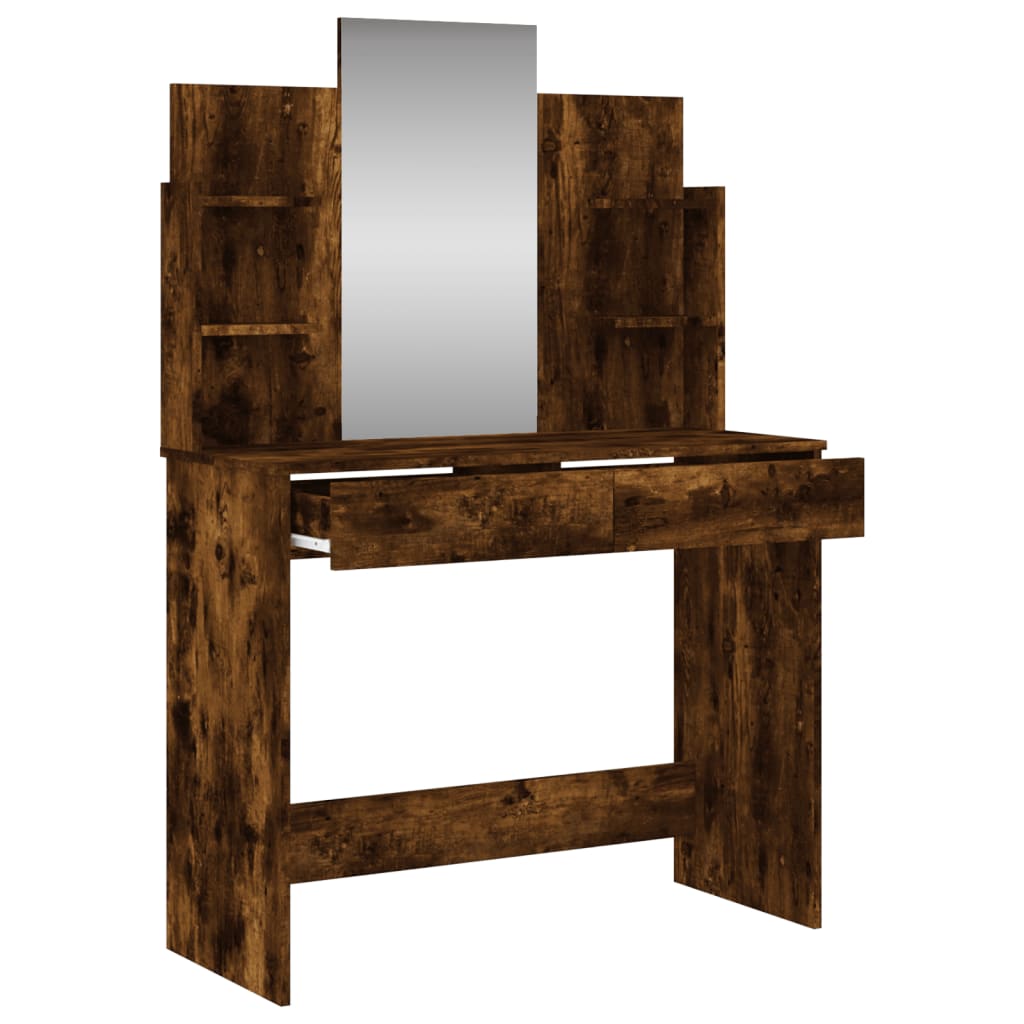 Dressing Table With Mirror 96X39X142 Cm