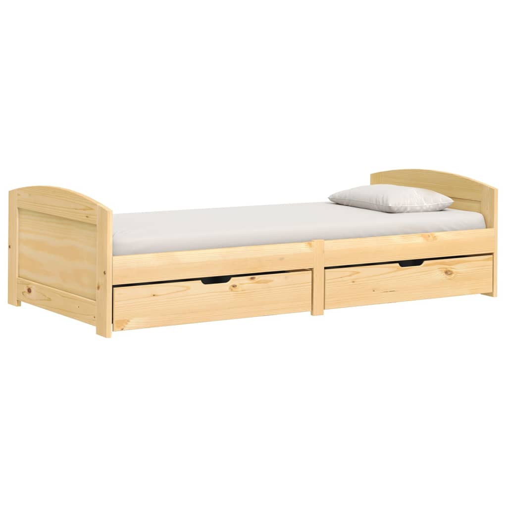 Day Bed with 2 Drawers without Mattress 