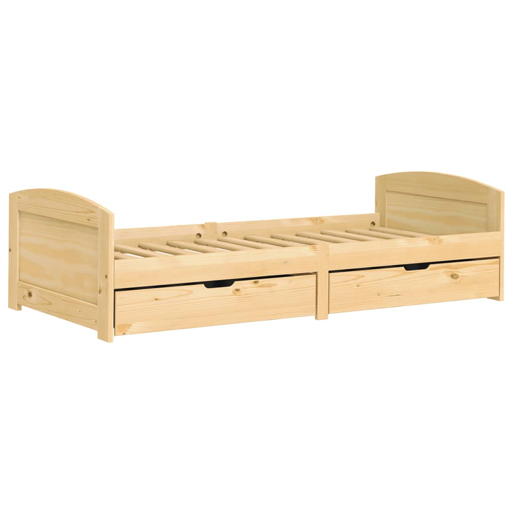 Day Bed with 2 Drawers without Mattress 