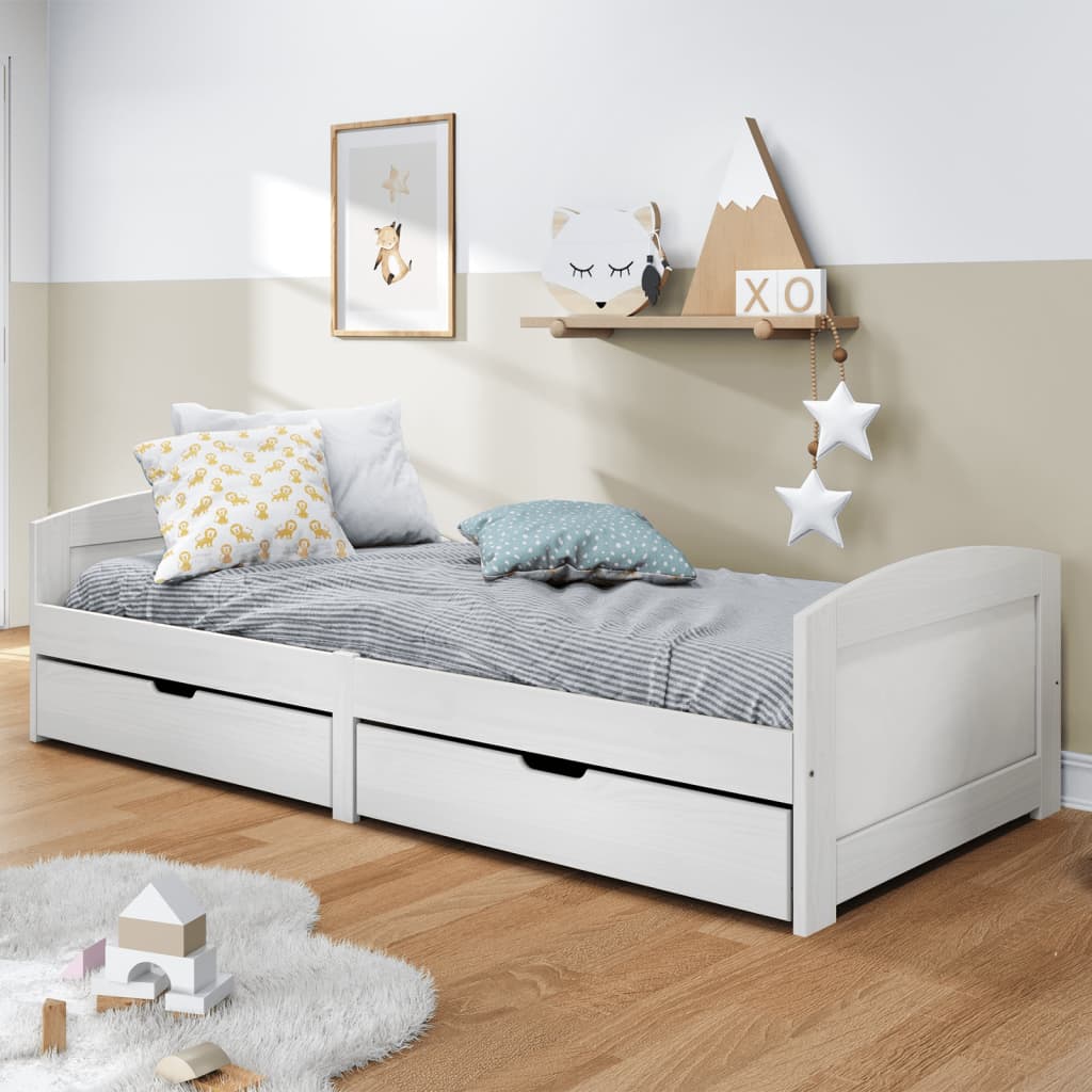 Day Bed with 2 Drawers without Mattress 