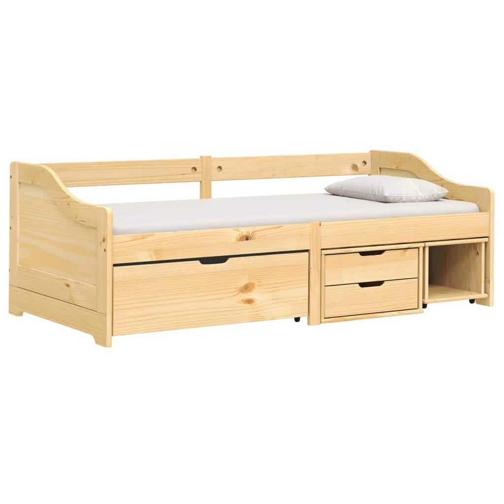 Day Bed with 3 Drawers without Mattress 