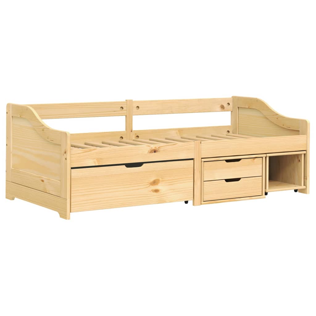 Day Bed with 3 Drawers without Mattress 