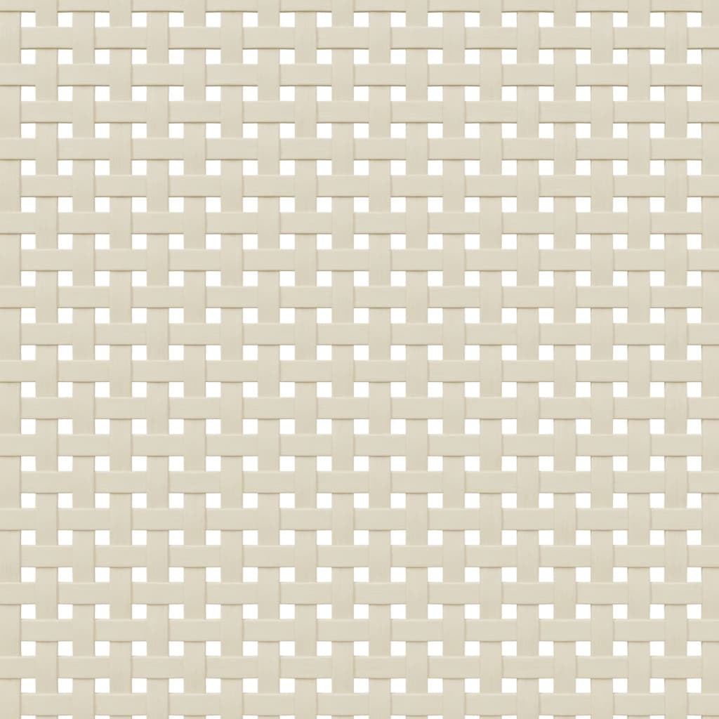 Sideboard SENJA Rattan Look White 112x40x80cm Solid Wood Pine