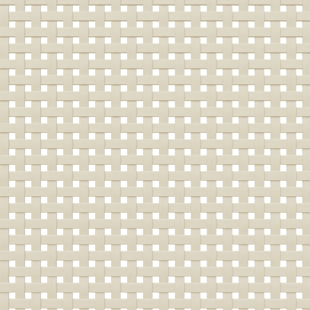 Highboard SENJA Rattan Look Brown 90x40x112cm Solid Wood Pine