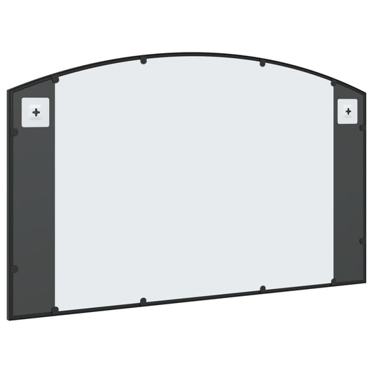 Wall Mirror Black Arch Iron