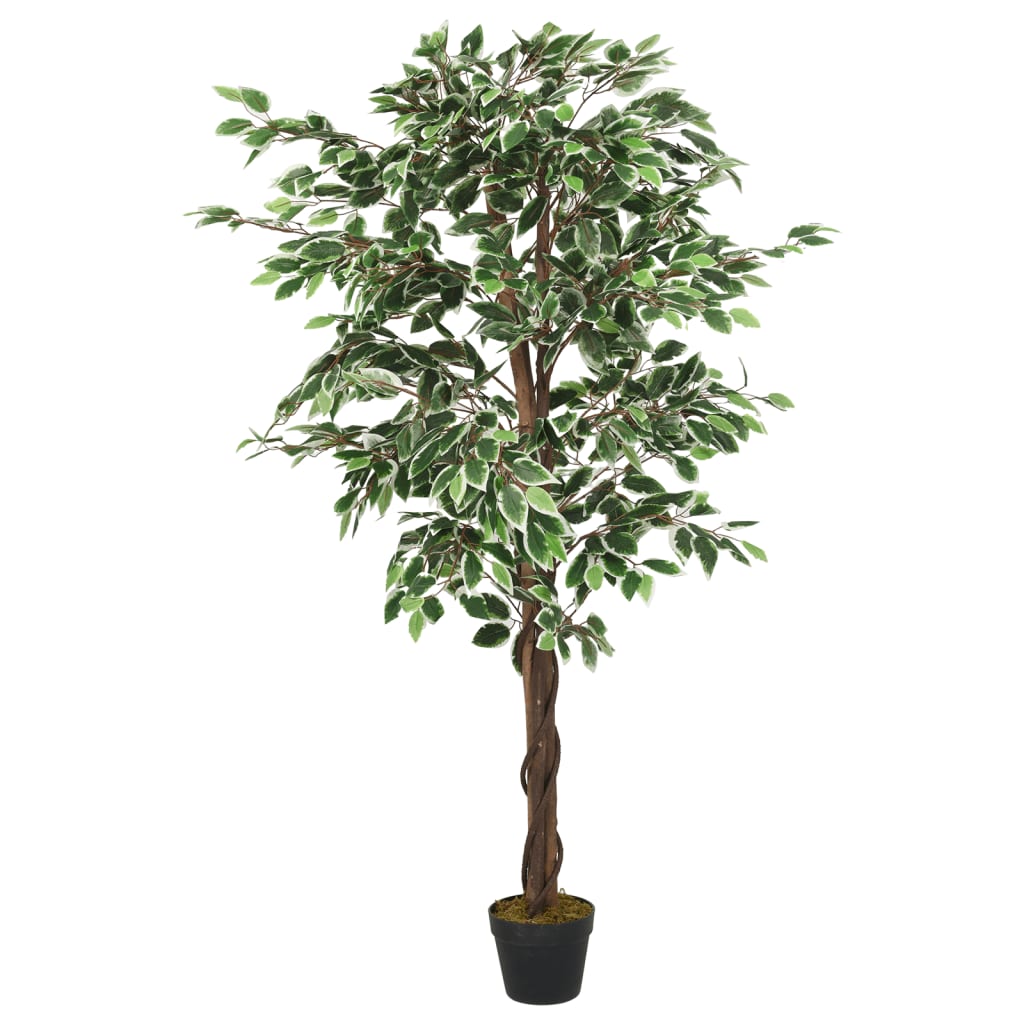 Artificial Ficus Tree 378 Leaves 80 cm Green