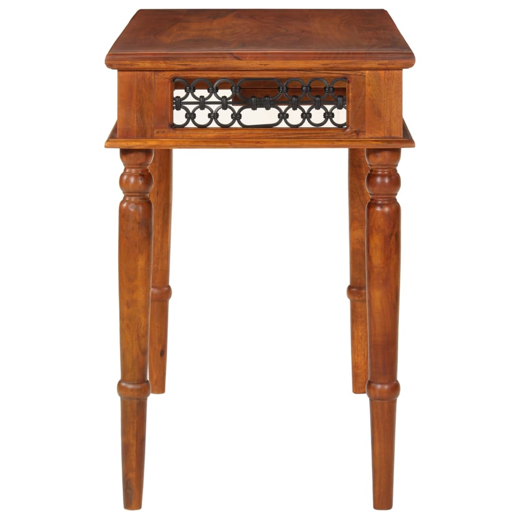 Desk with Drawer 110x50x76 cm Solid Wood Acacia