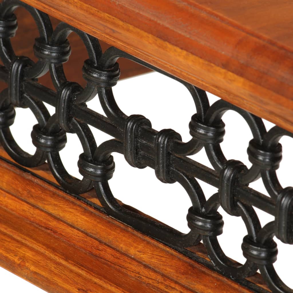 Desk with Drawer 110x50x76 cm Solid Wood Acacia