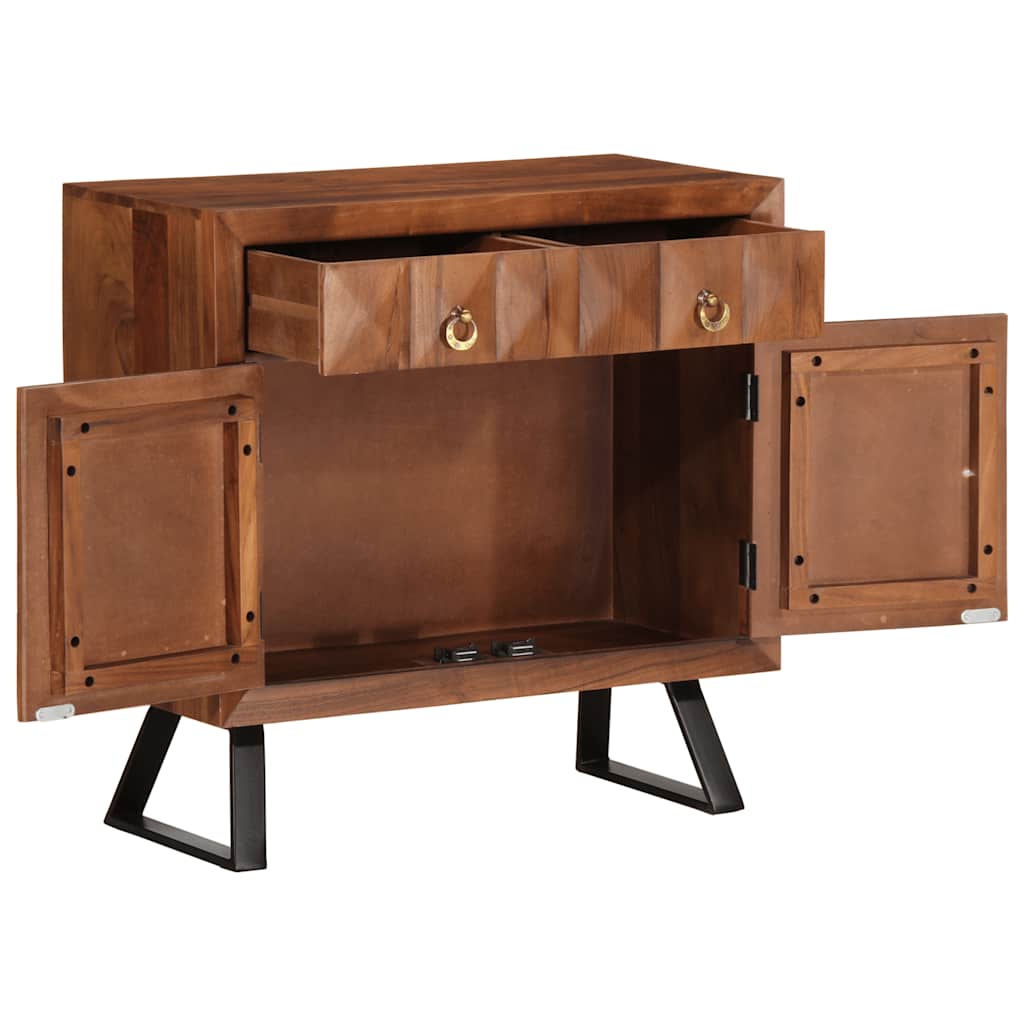 Drawer Cabinet Honey Brown 70x35x70 cm Solid Wood Acacia