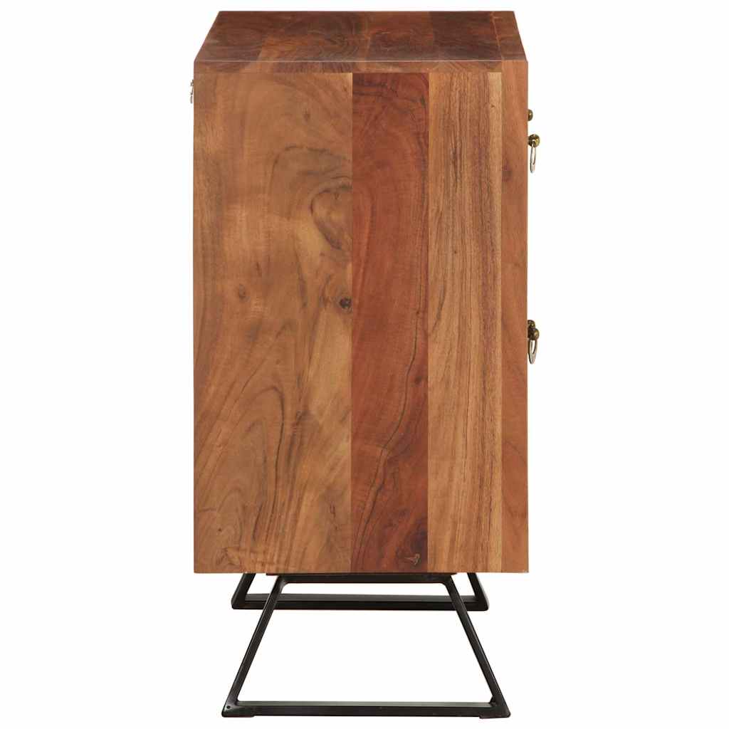 Drawer Cabinet Honey Brown 70x35x70 cm Solid Wood Acacia