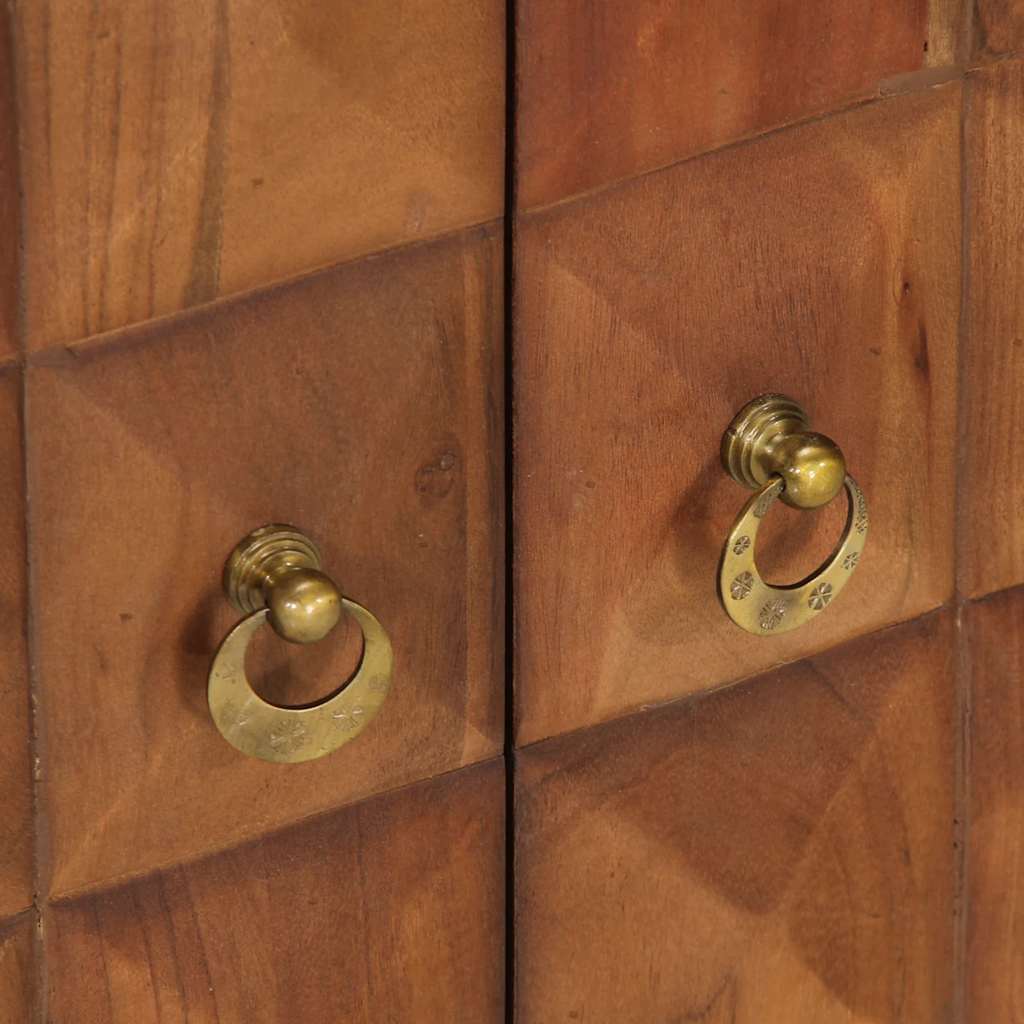 Drawer Cabinet Honey Brown 70x35x70 cm Solid Wood Acacia