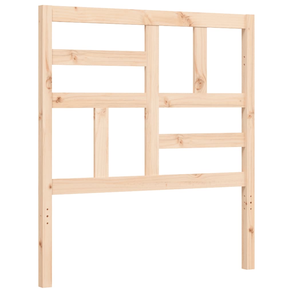Bed Frame without Mattress 100x200 cm Solid Wood