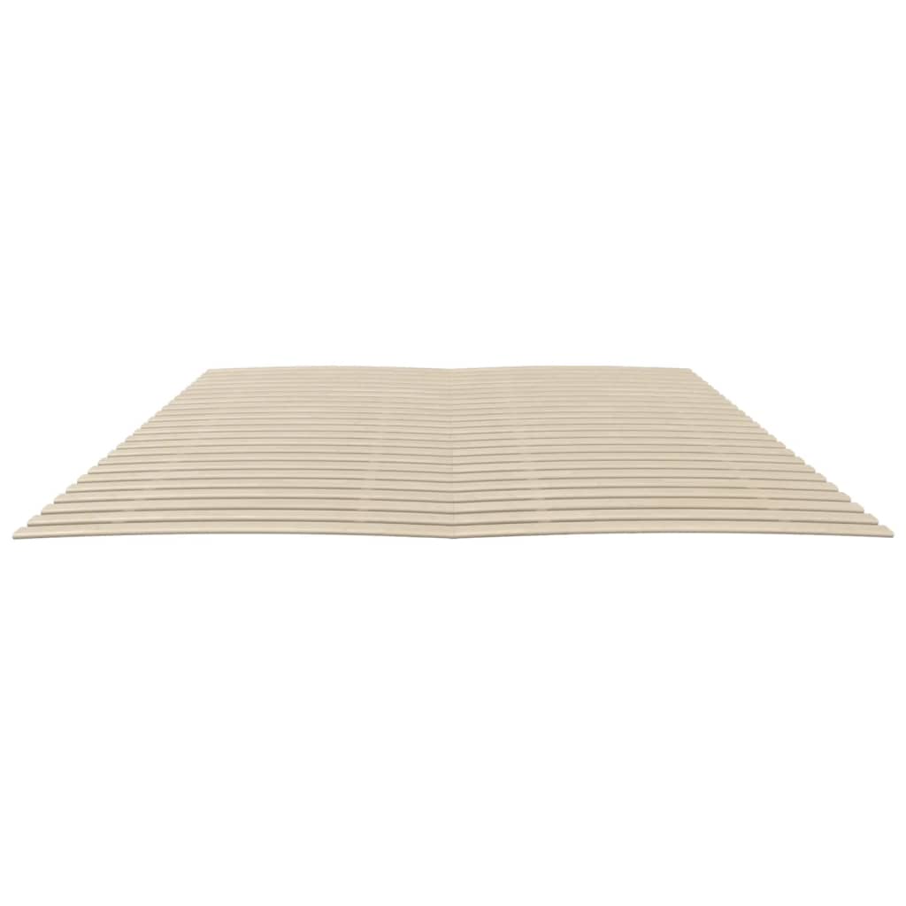 Bed Slats Replacements with 48 Slats 2 pcs 100x200 cm