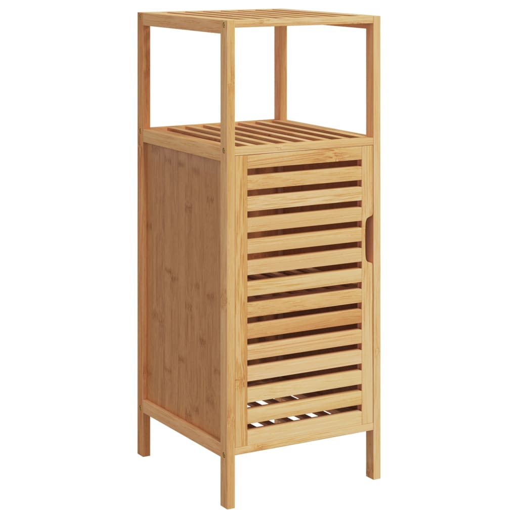 Bathroom Cabinet with Shelf 36x33x87 cm Bamboo