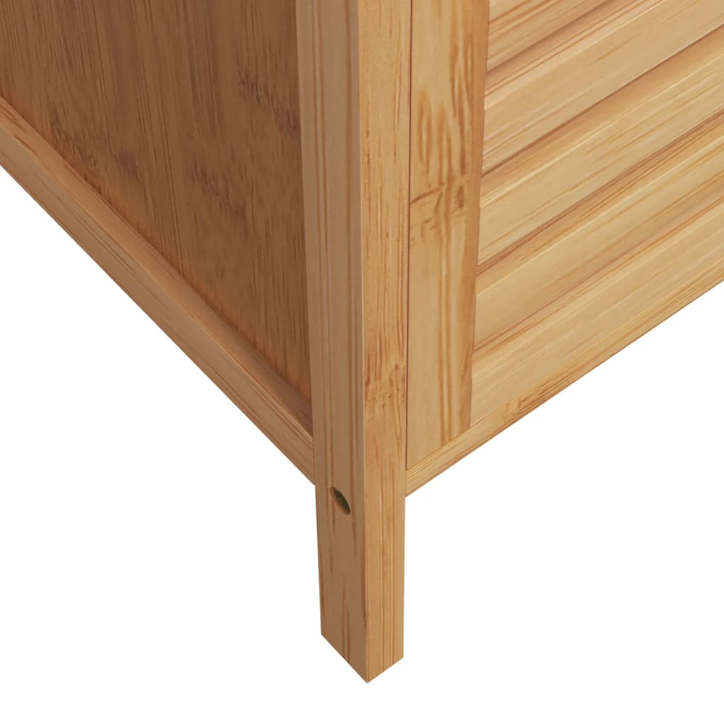 Bathroom Cabinet with Shelf 36x33x87 cm Bamboo