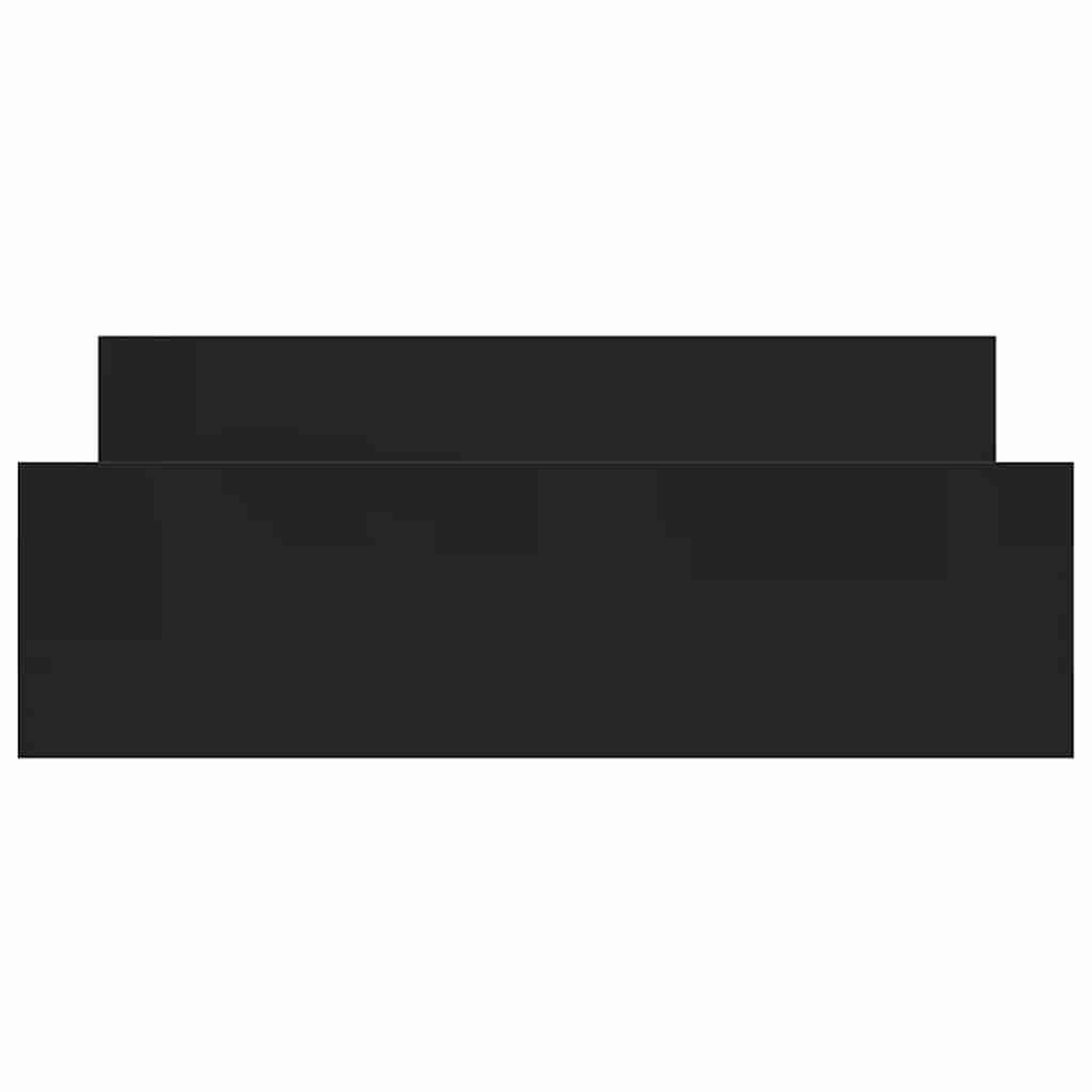 Bed Frame without Mattress Black 140x200 cm