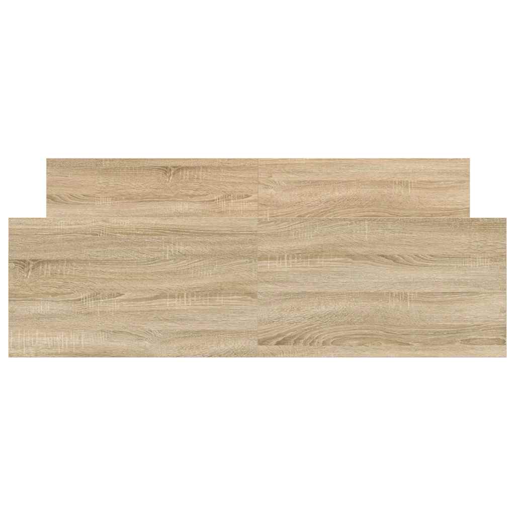 Bed Frame without Mattress Sonoma Oak 140x200 cm