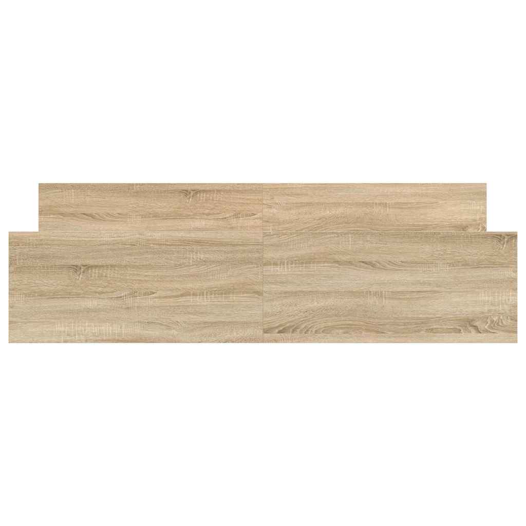 Bed Frame without Mattress Sonoma Oak 160x200 cm