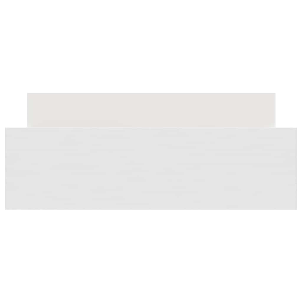 Bed Frame without Mattress White 135x190 cm Double