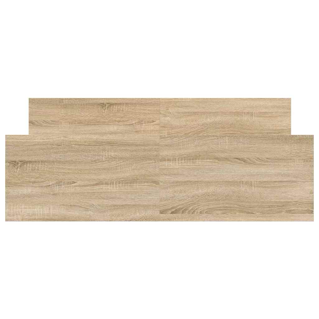 Bed Frame without Mattress Sonoma Oak 135x190 cm Double