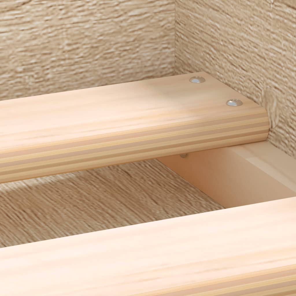 Bed Frame without Mattress Sonoma Oak 90x200 cm