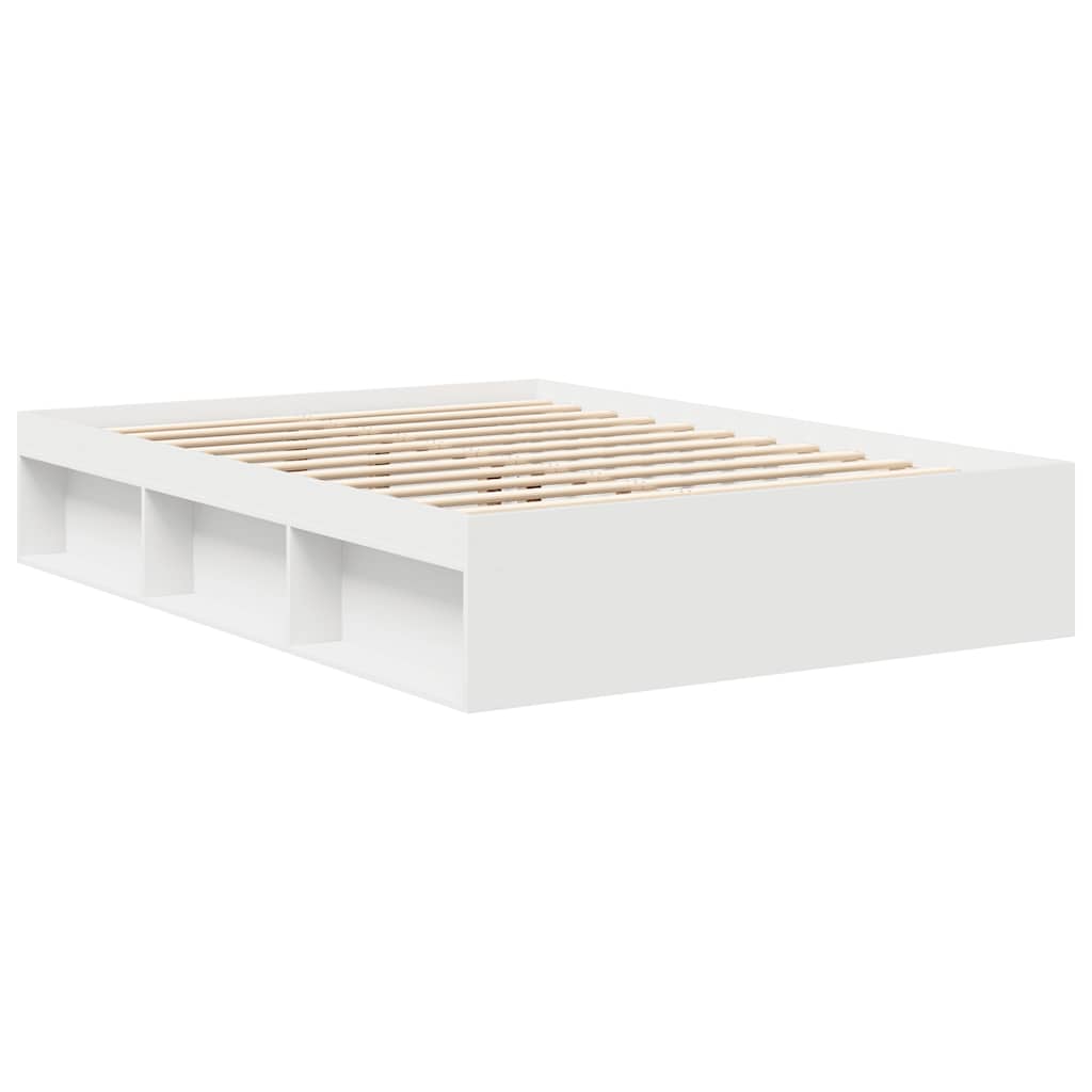 Bed Frame without Mattress White 120x200 cm