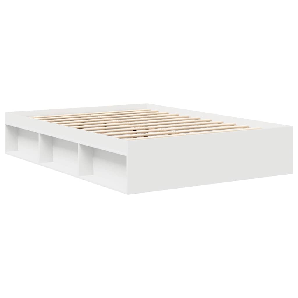 Bed Frame without Mattress White 120x200 cm