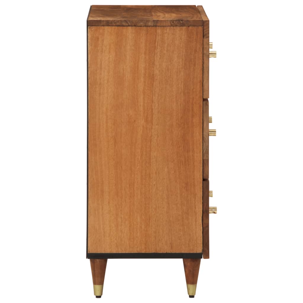 Side Cabinets 2 pcs 60x33x75 cm Solid Wood Mango
