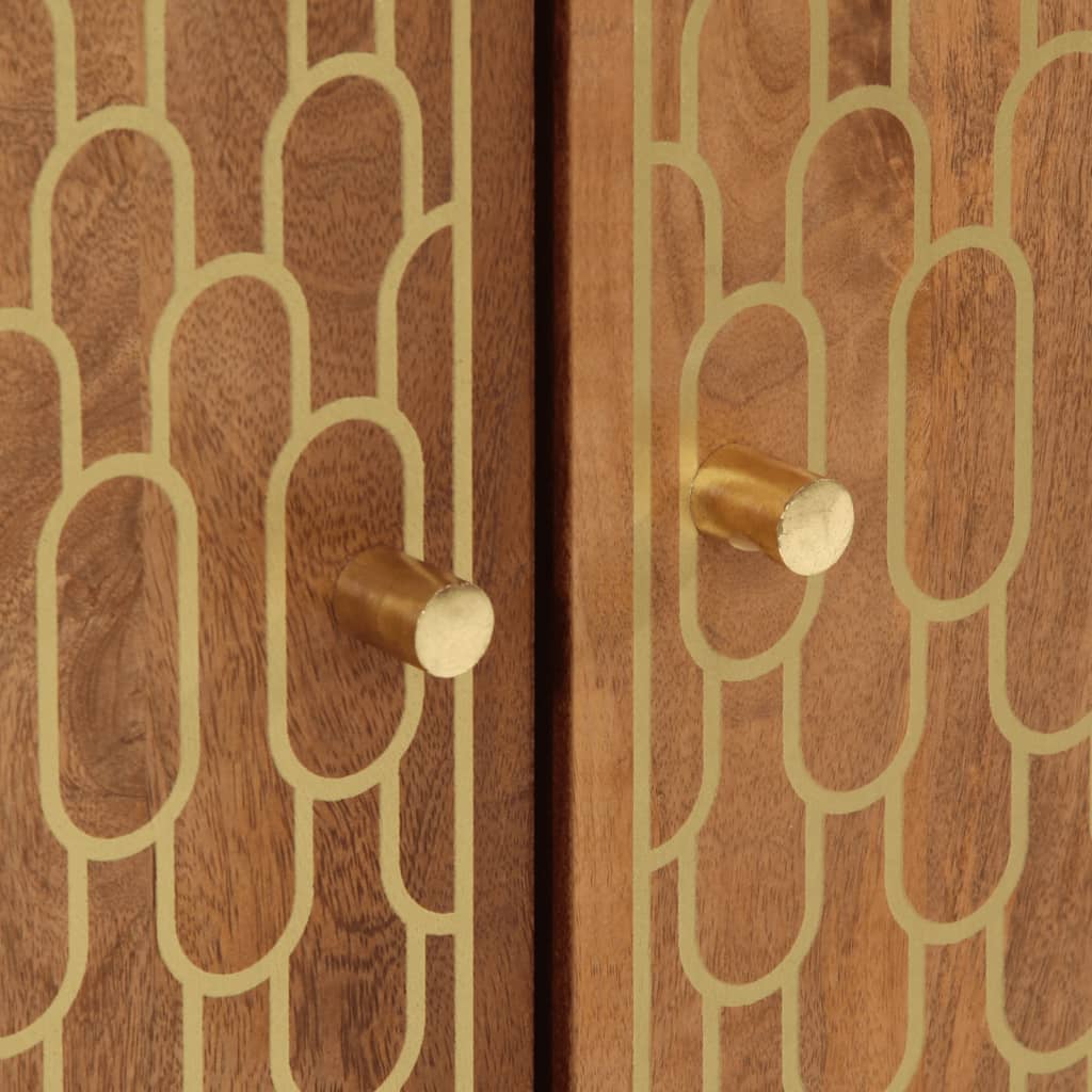 Side Cabinets 3 pcs 60x33x75 cm Solid Wood Mango