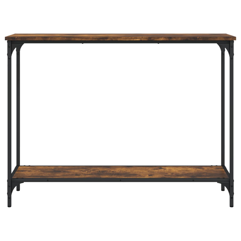 Console Table Smoked Oak 101x30.5x75 cm Engineered Wood
