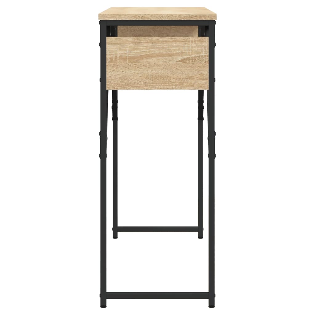 Console Table with Shelf Sonoma Oak 105x30x75cm Engineered Wood