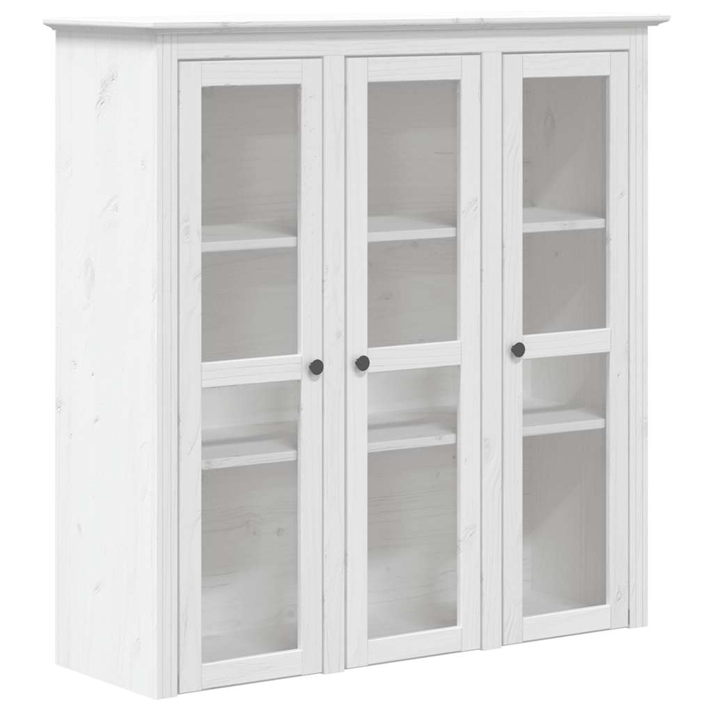 Highborad "BODO" White 115.5x43x200.5 cm Solid Wood Pine