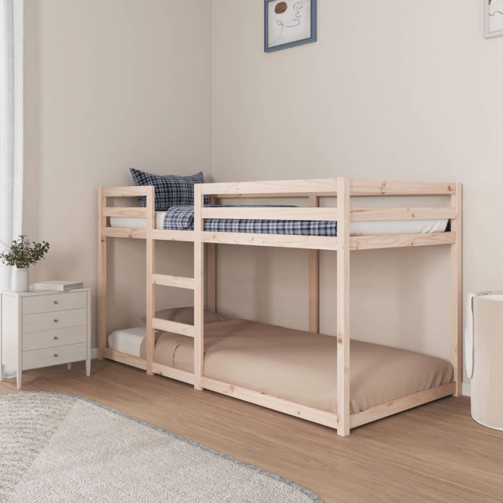 Bunk Bed without Mattress 90x200 cm Solid Wood Pine
