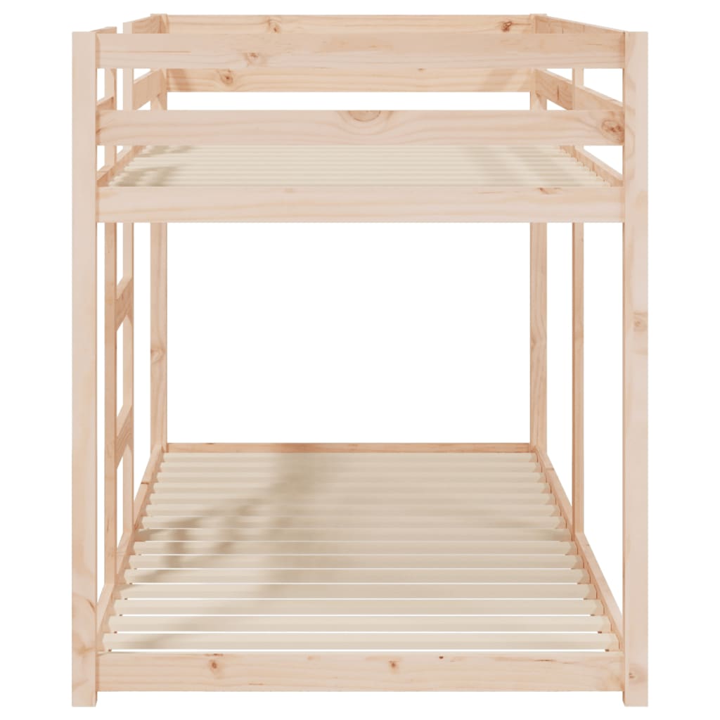 Bunk Bed without Mattress 90x200 cm Solid Wood Pine