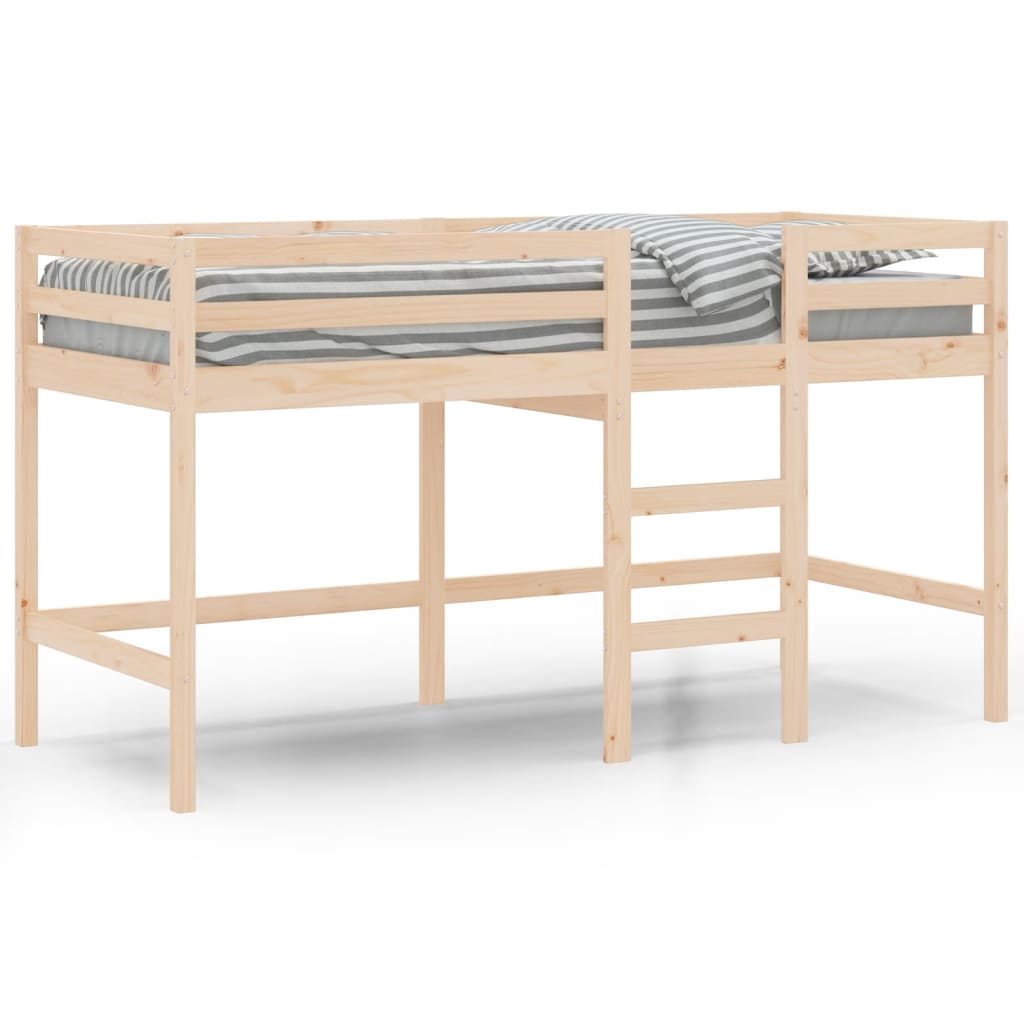 Kids' Loft Bed without Mattress with Ladder 90x200 cm