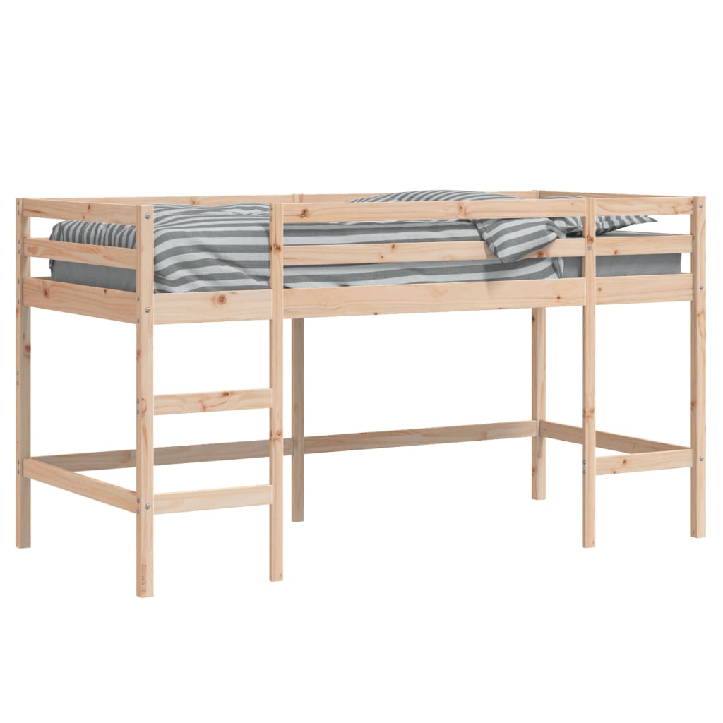 Kids' Loft Bed without Mattress with Ladder 80x200 cm