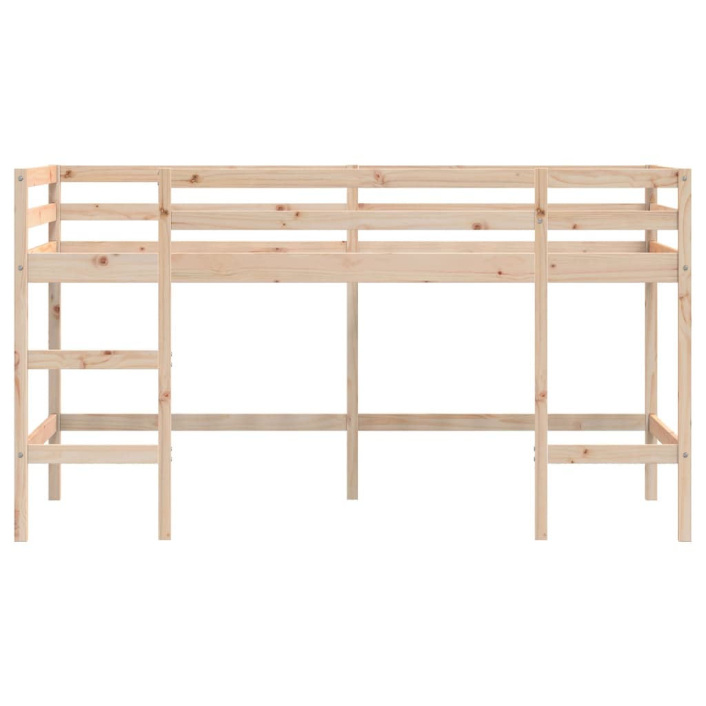 Kids' Loft Bed without Mattress with Ladder 80x200 cm