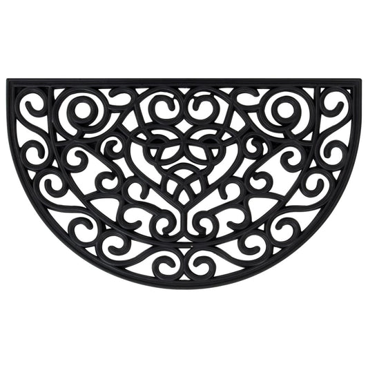 Door Mat Half Round 45X75 Cm Rubber
