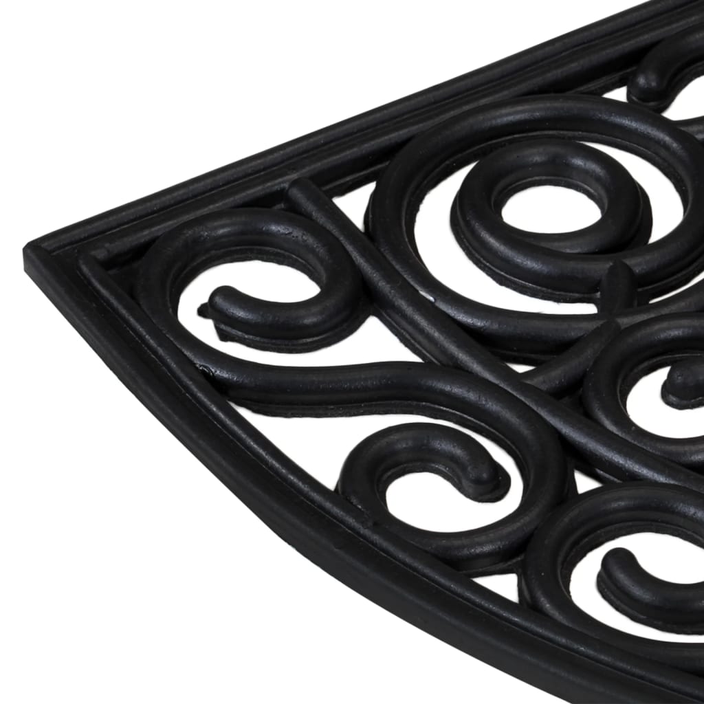 Door Mat Half Round 45X75 Cm Rubber