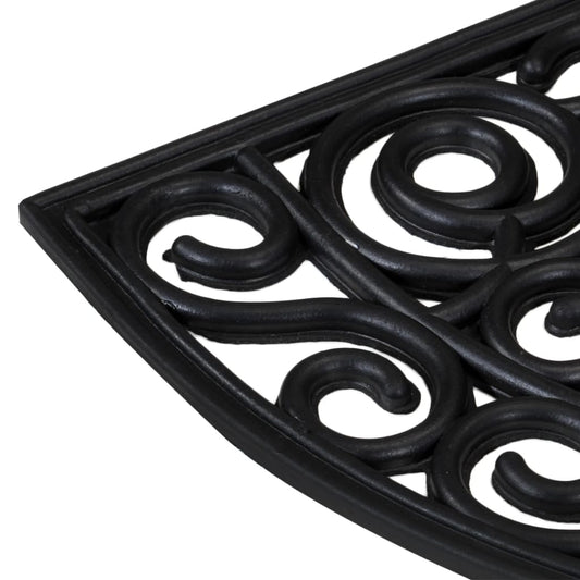 Door Mat Half Round 45X75 Cm Rubber