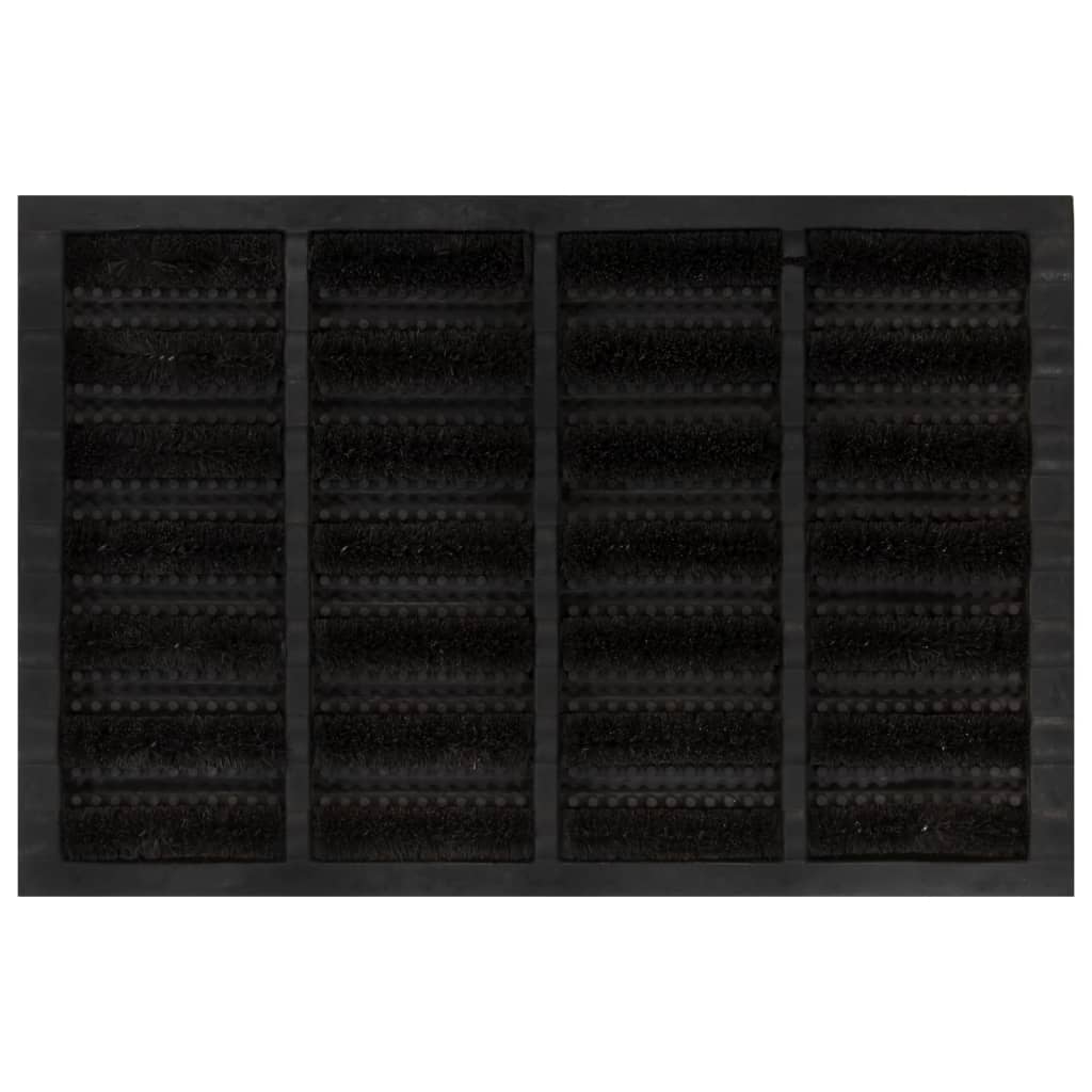 Door Mat Rectangular 40X60 Cm Rubber And Coir