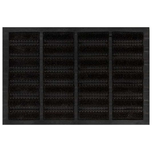 Door Mat Rectangular 40X60 Cm Rubber And Coir