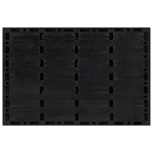 Door Mat Rectangular 40X60 Cm Rubber And Coir