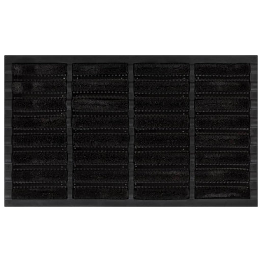 Door Mat Rectangular 45X75 Cm Rubber And Coir