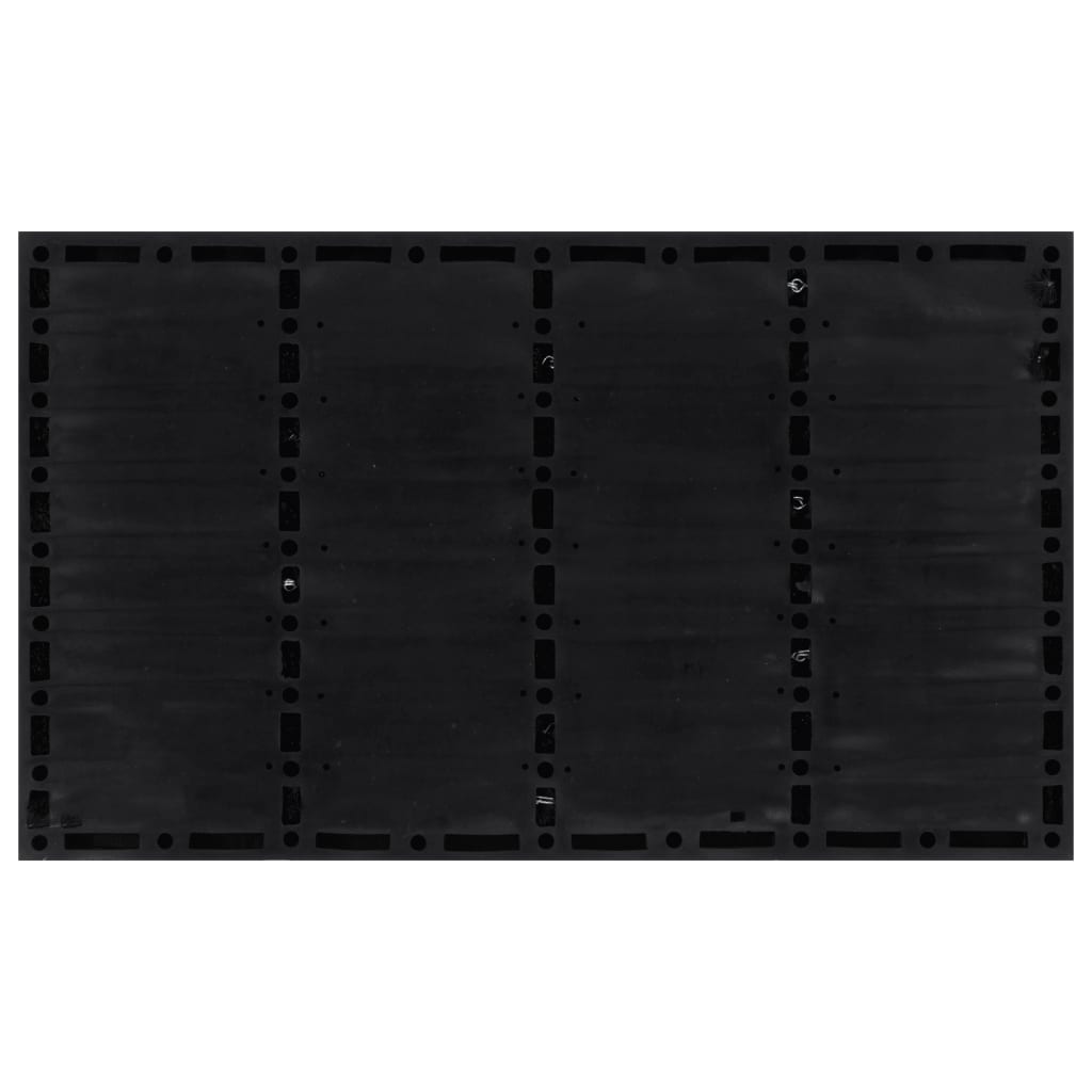 Door Mat Rectangular 45X75 Cm Rubber And Coir