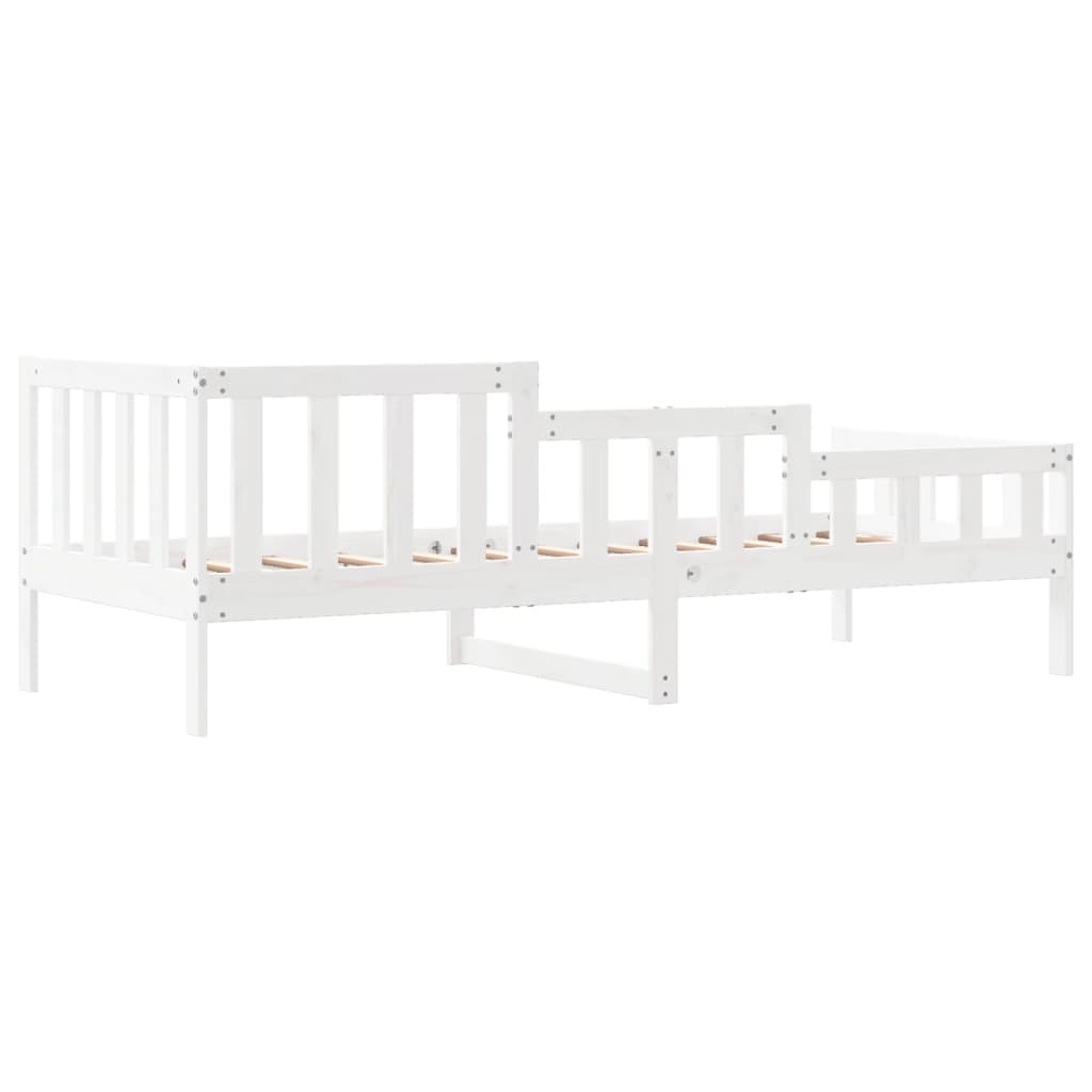 Day Bed without Mattress White 80x200 cm Solid Wood Pine