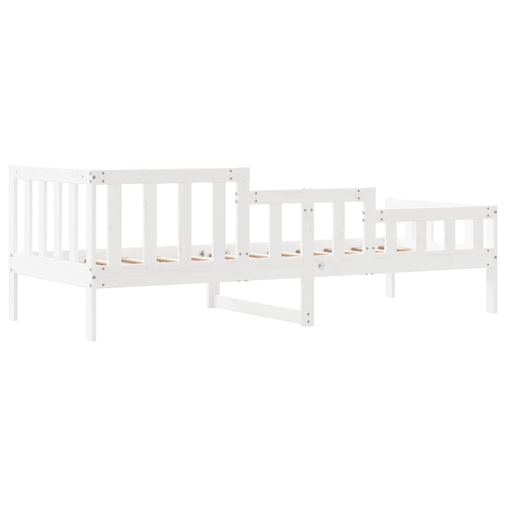 Day Bed without Mattress White 90x200 cm Solid Wood Pine