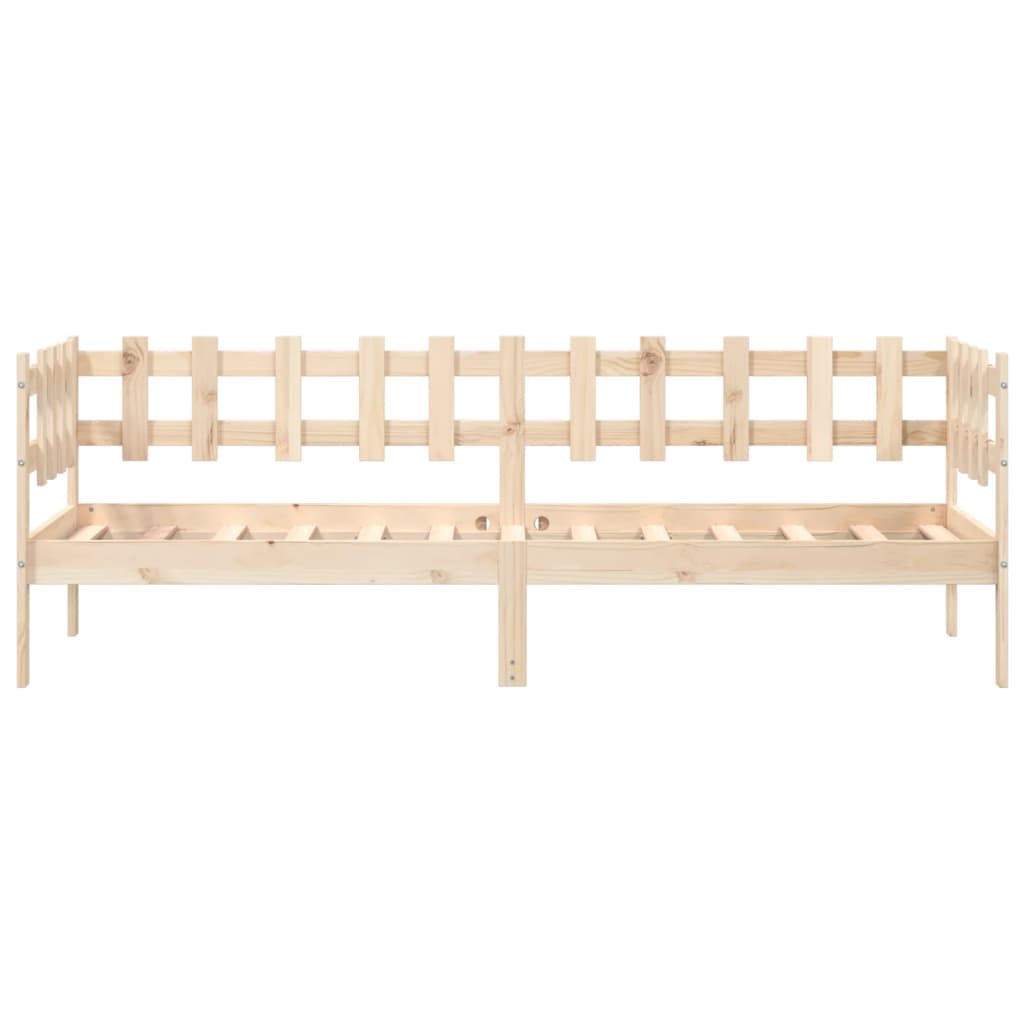 Day Bed without Mattress  90x190 cm Single Solid Wood Pine