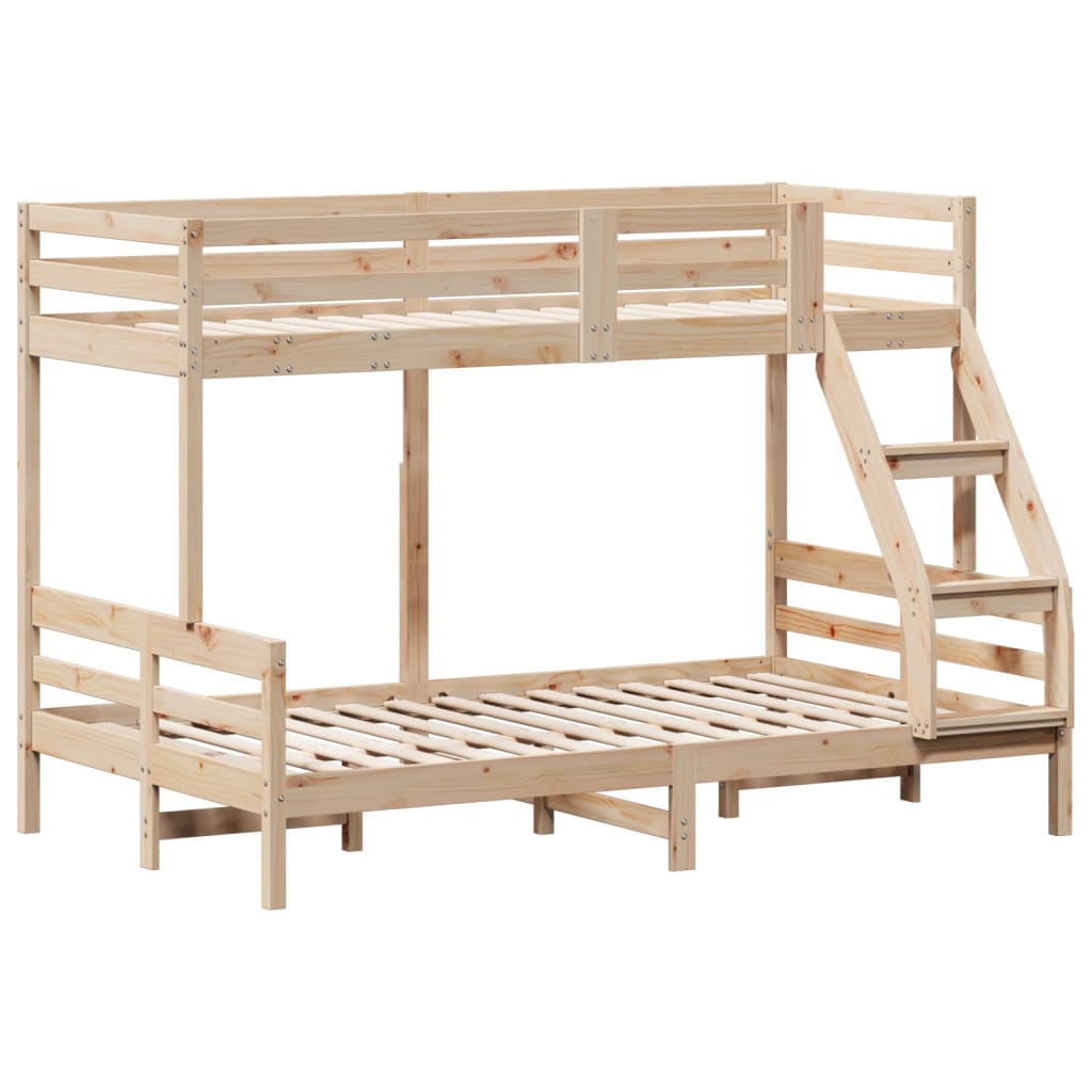 Bunk Bed without Mattress 80x200/120x200 cm Solid Wood